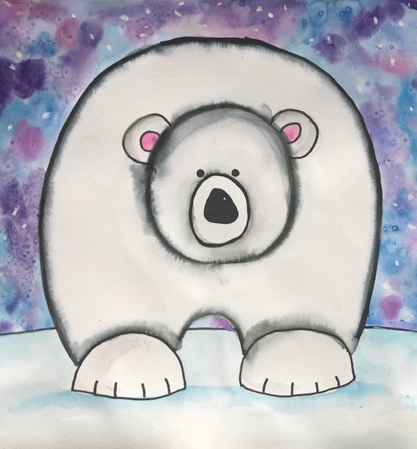 Let's Draw And Paint A Polar Bear! - Maureen Marks Art